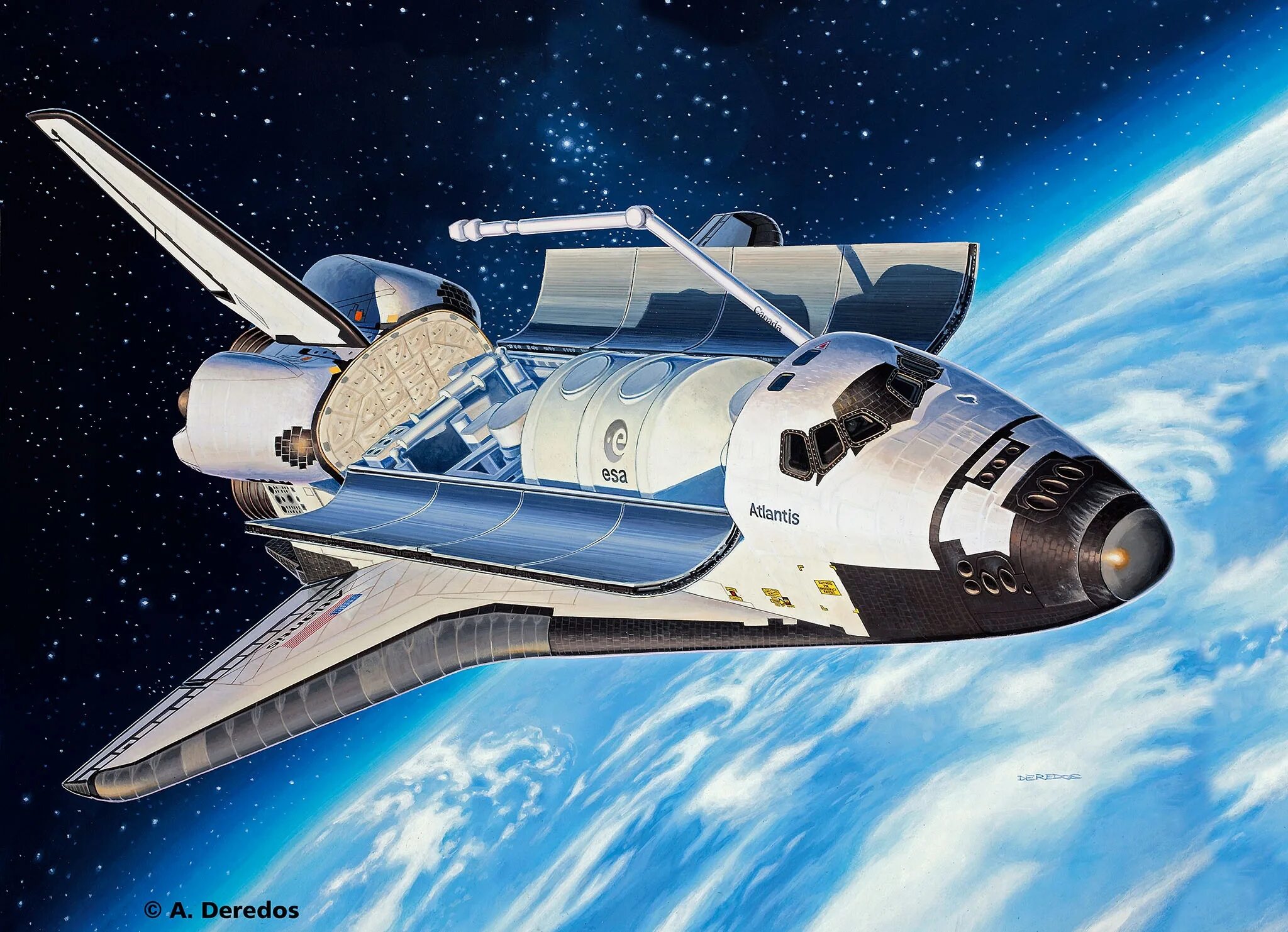Как называется космический корабль многоразового использования. Revell space shuttle 1144. сборная модель revell space shuttle atlantis (04544) 1:144. космический корабль atlantis revell, 1144. revell шаттл атлантис.