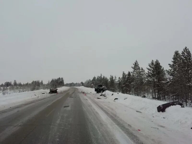 Погода в пальяново хмао. Трасса Сургут Когалым авария. Авария на трассе Сургут Когалым 13032023.