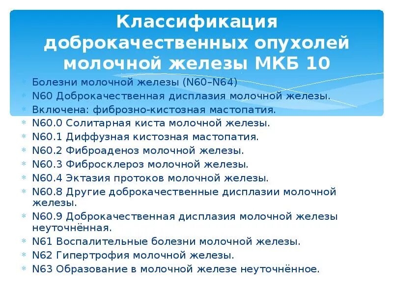 Киста мозга мкб. Фиброзно-кистозная мастопатия код по мкб 10. Заболевание молочной железы код по мкб 10. Код по мкб 10 ФКМ молочных желез. Мастопатия молочной железы мкб 10 код.