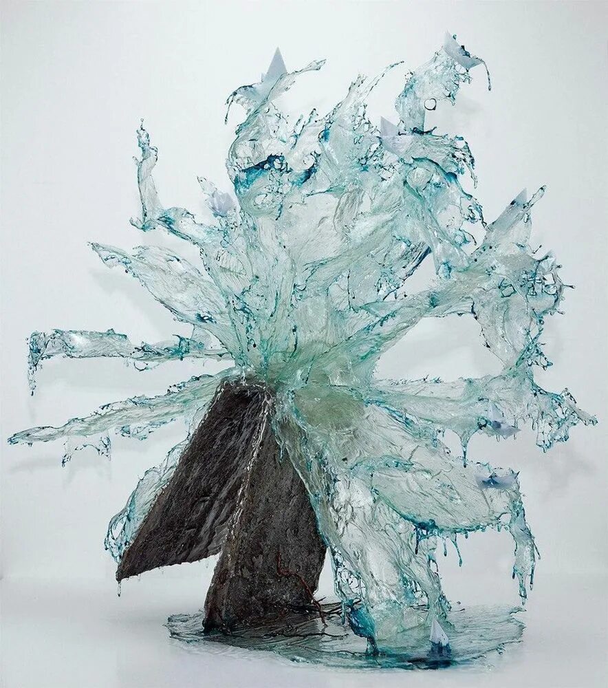 Download Broken Glass In A Glass Wall Wallpapers.com