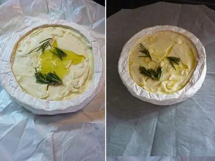 Запечь сыр бри в духовке с чесноком