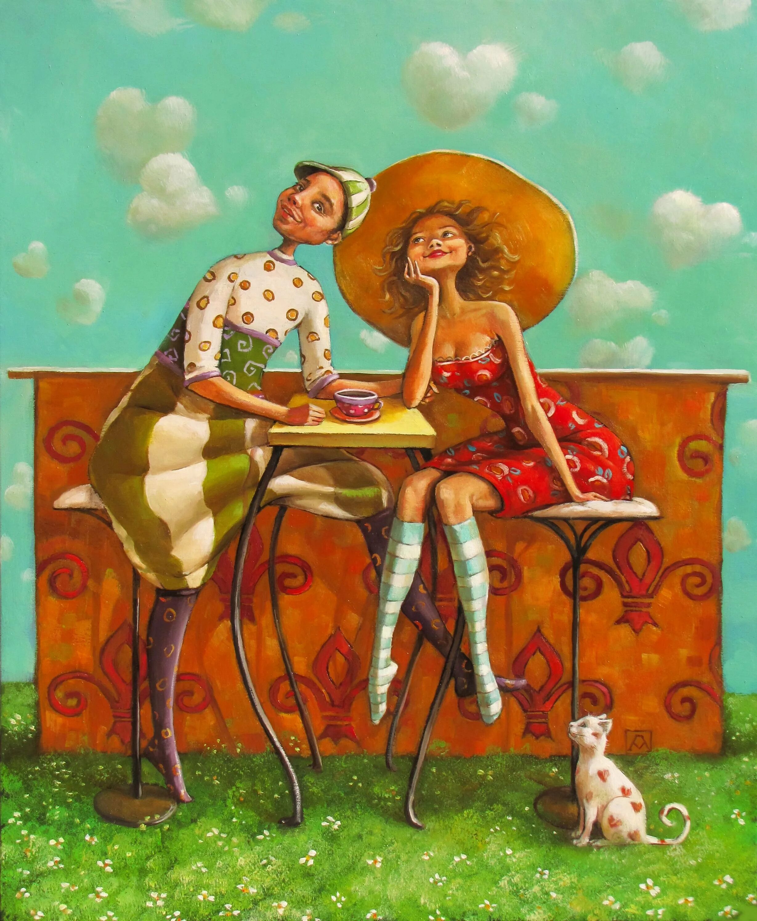 Настроение картины друзья. Настроение картины друзья. Художница аннет логинова. Картина хорошие друзья. Цветовое пятно в живописи.