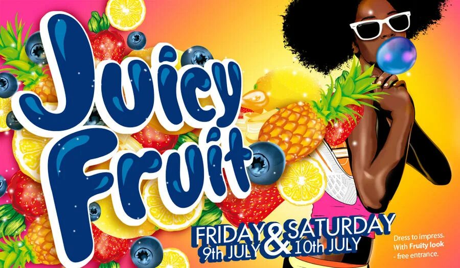 Fruits party don t vote on twitter. Джуси пати. Fruit Party превью. Шрифт Cereal.