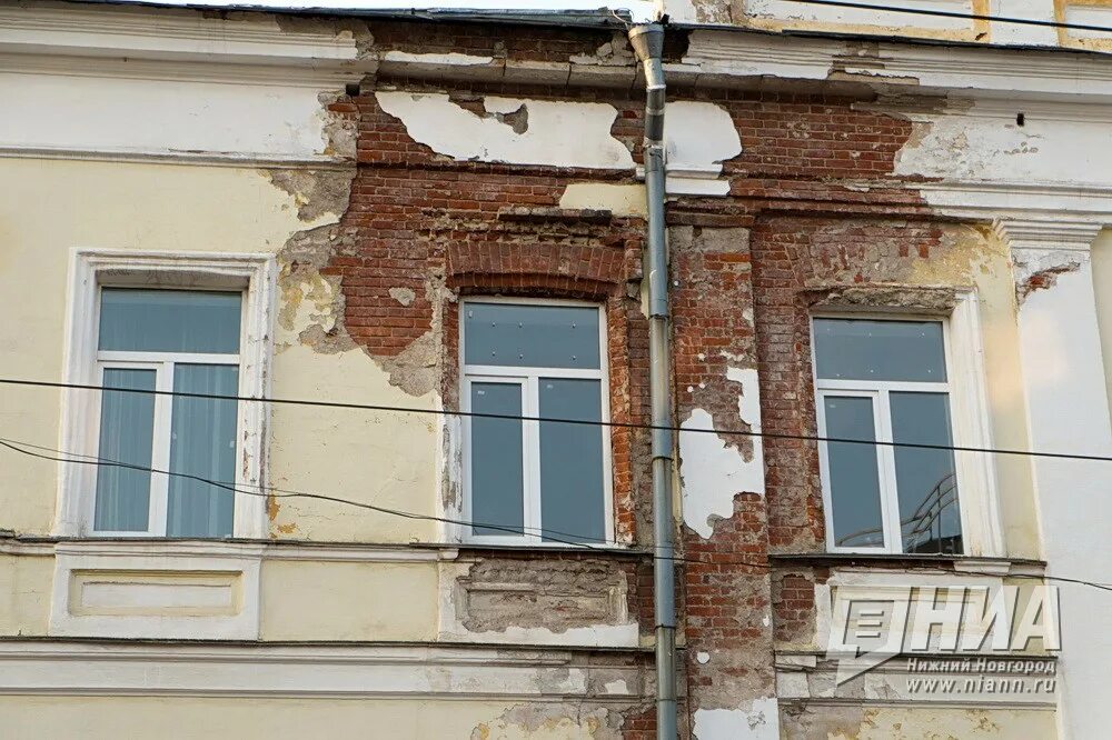 Реставрация зданий в Нижнем Новгороде. Капремонт Нижний Новгород Гагарина 21. Великий Новгород реставрация объектов культурного наследия. Ремонт фасадов зданий Нижний Новгород 800 летие.