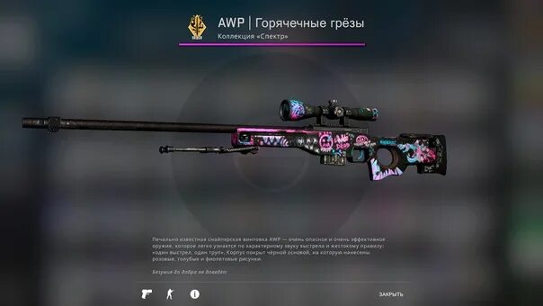 Скин АВП Горячечные грезы. ССГ Горячечные грезы. CS go Горячечные грёзы. Горячечные грёзы поношенное.