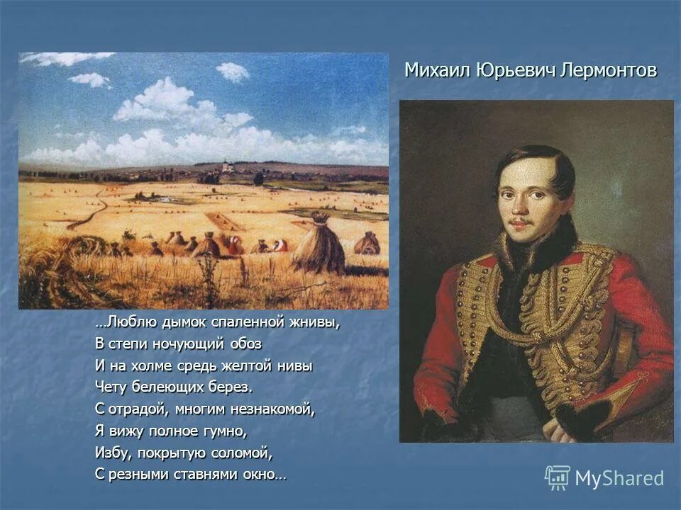 с отрадой многим незнакомой я вижу