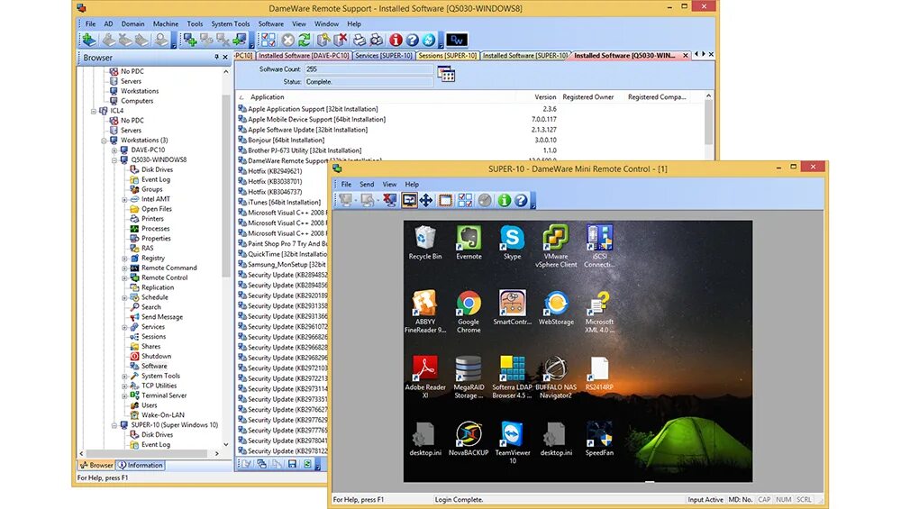 Dameware mirror. Dameware mini remote control. dameware remote support. dameware products. remote support.