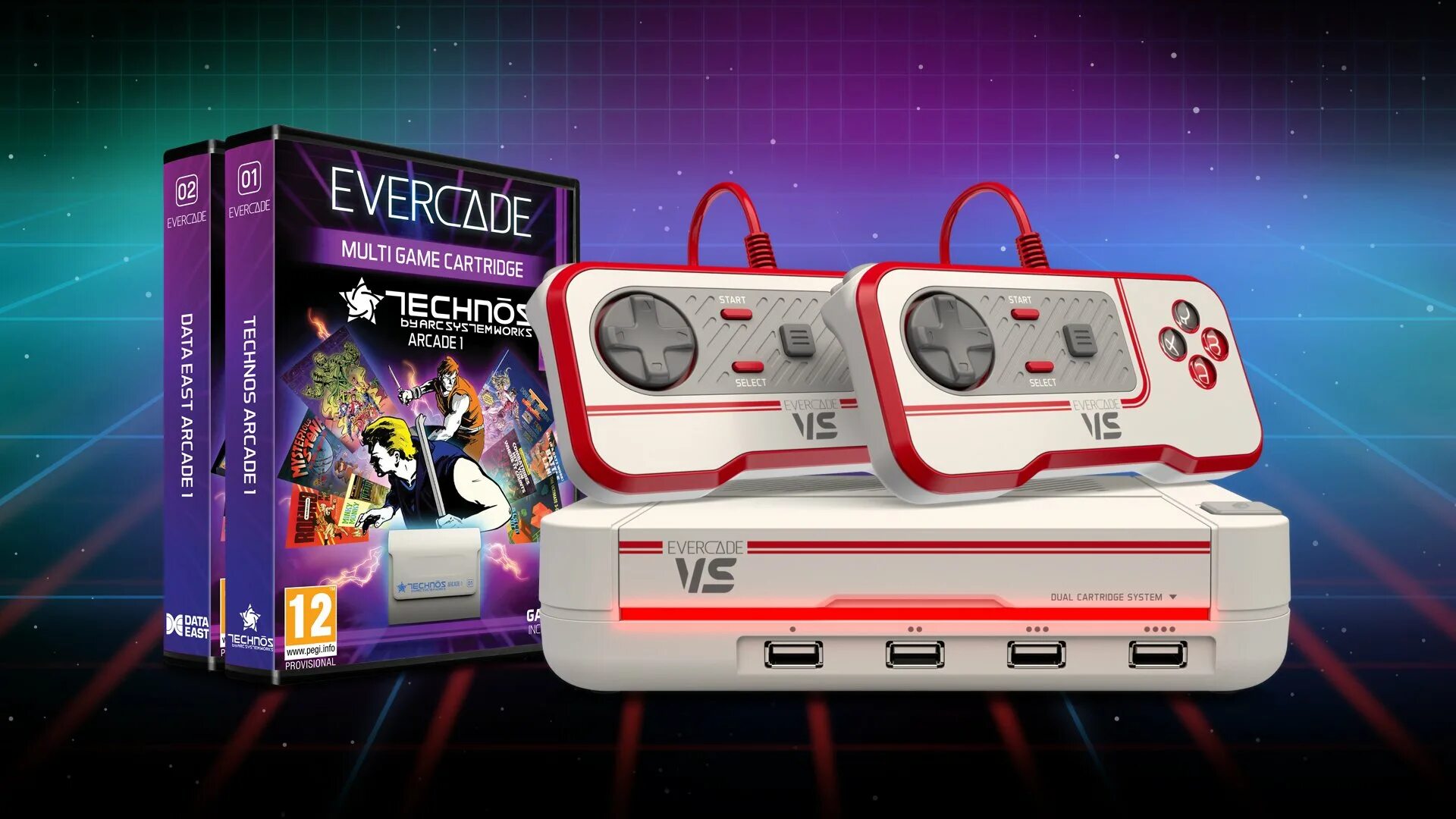 Well known games. EVERCADE vs. EVERCADE Cartridge Adapter. EVERCADE Wireless Controller. EVERCADE Blaze.