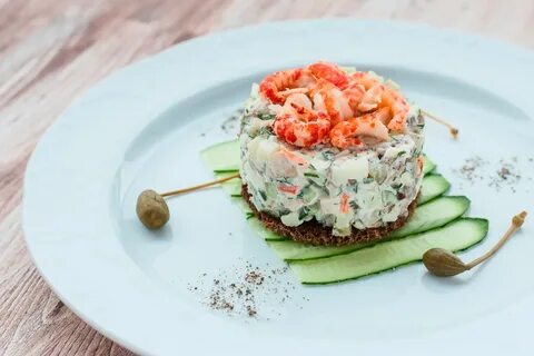 Рецепт классического оливье французский