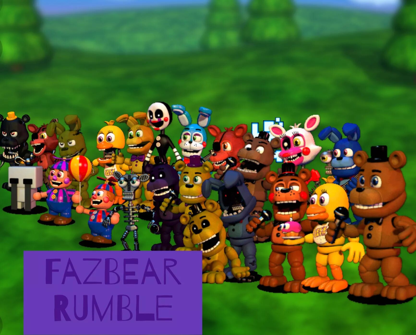 Фнаф ворлд на пк. FNAF World. FNAF World игра. ФНАФ ворлд 2. Персонажей из игры FNAF World.