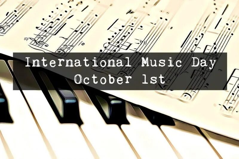 International Music Day. День музыки. International Music Day 1 October. 1 October Music Day.