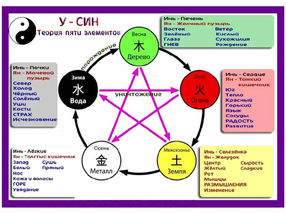 Стихия философия. Теория у син пяти элементов. Теория Усин 5 стихий. Пять первоэлементов китайской медицины. Круг у-син 5 элементов.