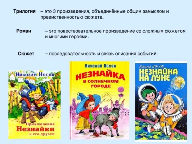 Н.Н. Носов трилогия про Незнайку. Н Носов Незнайка и его друзья краткое содержание. Трилогия Носова о Незнайке. Незнайка краткое содержание для читательского дневника