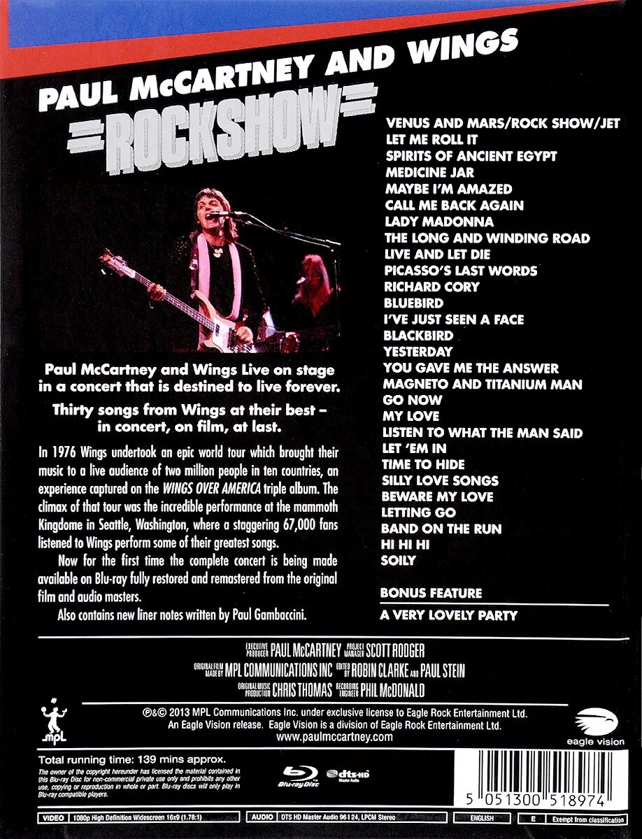 Английский 30 песен. Paul MCCARTNEY Wings. Paul MCCARTNEY and Wings : Rockshow.1976 / 2013. Paul MCCARTNEY Rock show. Wings - Wings over America (1976).