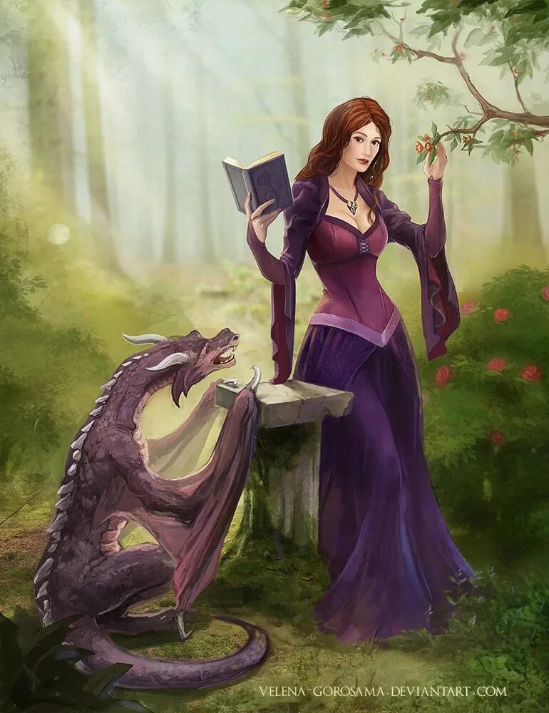 Добрая ведьма или бывшая жена дракона читать. Девушка и дракон. Ведьма и дракон. Девочка и дракон. Дракончик и девушка.