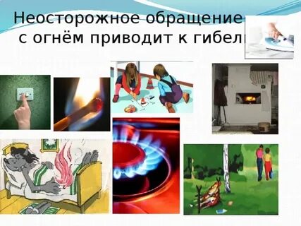Условия объединения которых приводят к пожару