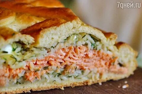 Начинка для рыбного пирога из красной рыбы