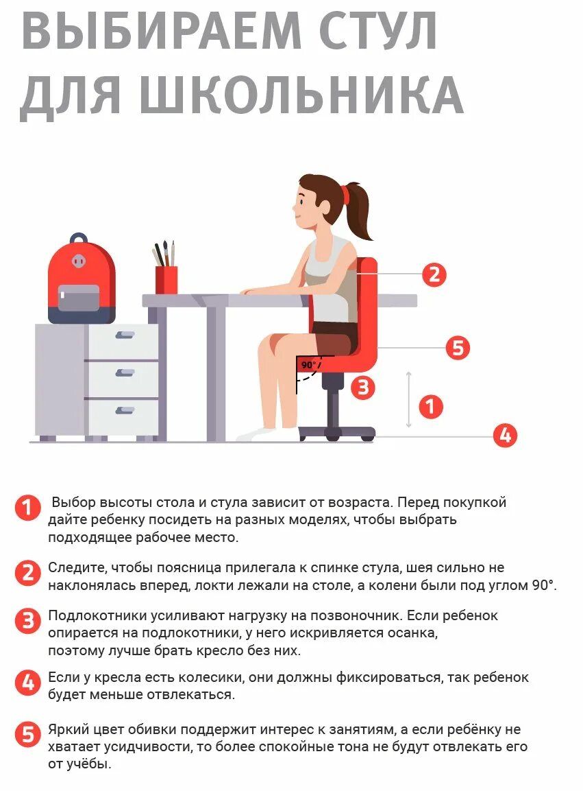 Правильная высота стола. Высота стула для школьника. Как правильно выбрать стул для школьника. Как подобрать стул для школьника. Как выбрать правильный стул для школьника.