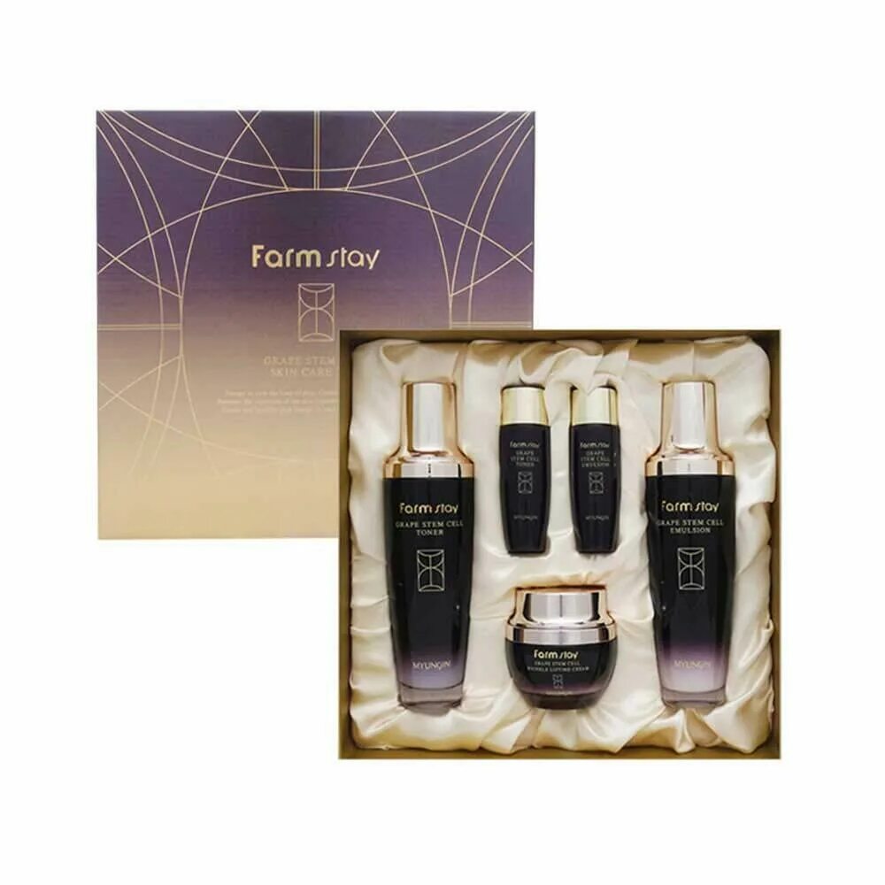 Farm stay косметика купить. Farmstay grape Stem Cell Skin Care 3 Set. Уходовый набор Farm stay grape Stem Cell. Farm stay grape Stem Cell Skin Care 3 Set набор по уходу за кожей лица ,. Набор Farmstay со стволовыми клетками винограда.