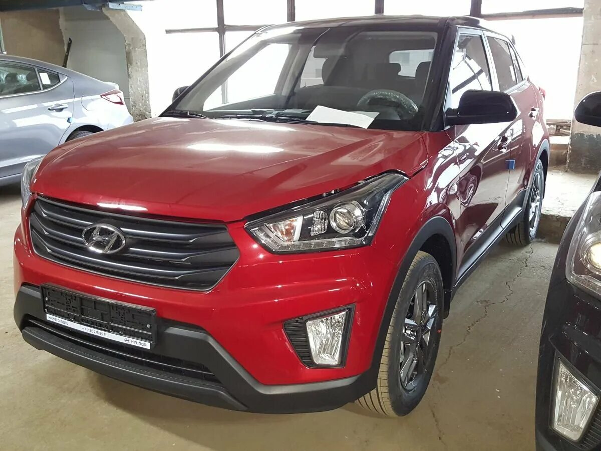 Hyundai creta механика. Красная Крета 2021.