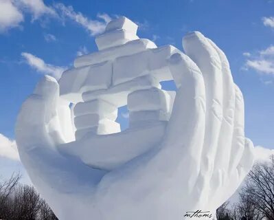 A work of art ice