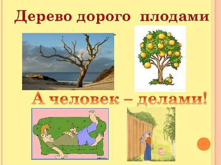 Пословица дерево в плодах. Дерево дорого плодами а человек делами. Дерево по плодам а человека по делам. Дерево славится плодами, а человек делами.. Дерево в плодах а человек в делах.