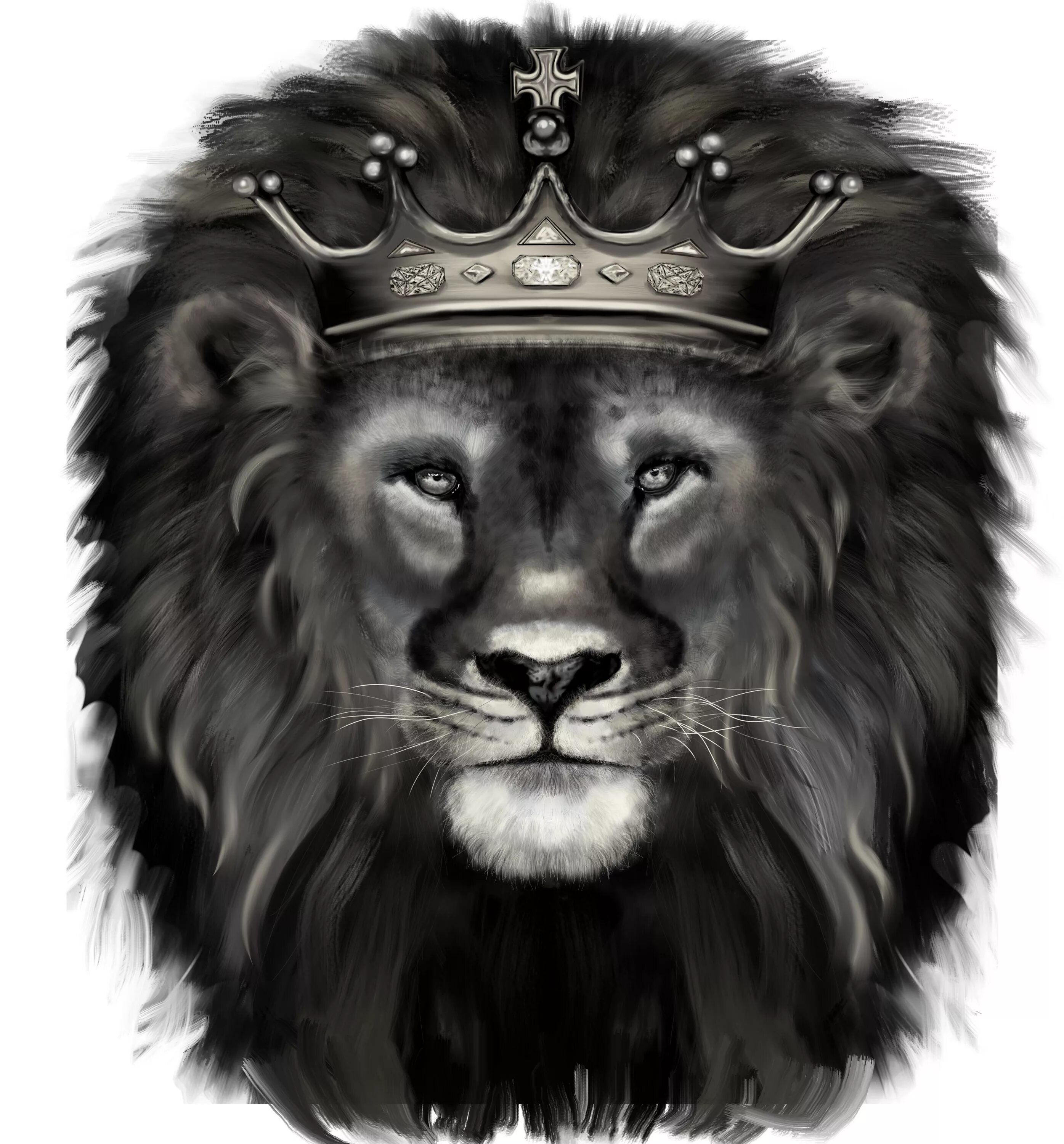 08668 Лев с короной Karlsbach. Лев с короной арт. Лев с короной на голове. Лев с короной черно белый.