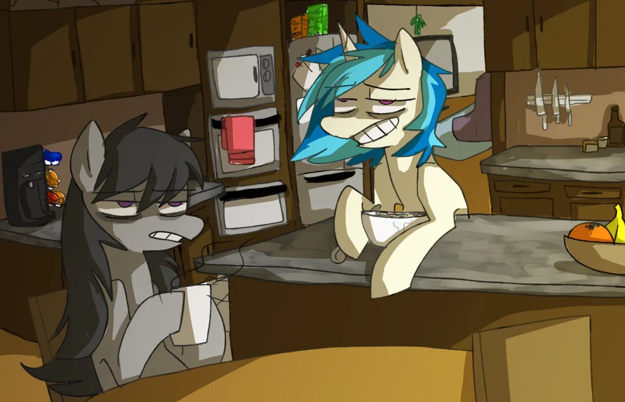 DJ pon3 and Octavia. Octavia x Vinyl. MLP Octavia x Vinyl. Octavia r34. Пон худ