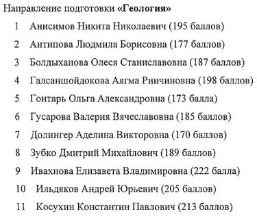 Сфу список зачисленных