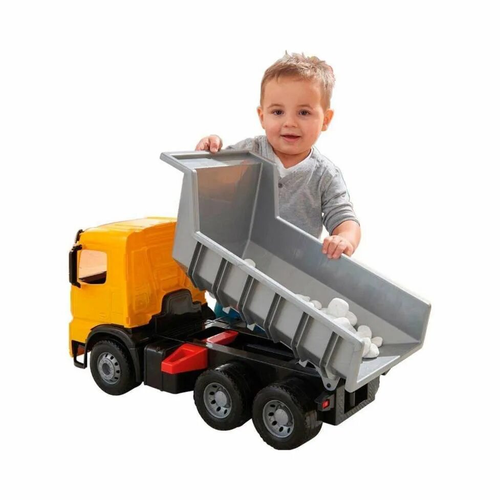 Машинка детский мир купить. Грузовик Lena Giga Trucks Arocs (02064) 67 см. Dickie Toys Dump Truck самосвал. Мерседес Бенц Arocs игрушка самосвал. Самосвал гигантский "Таурус".