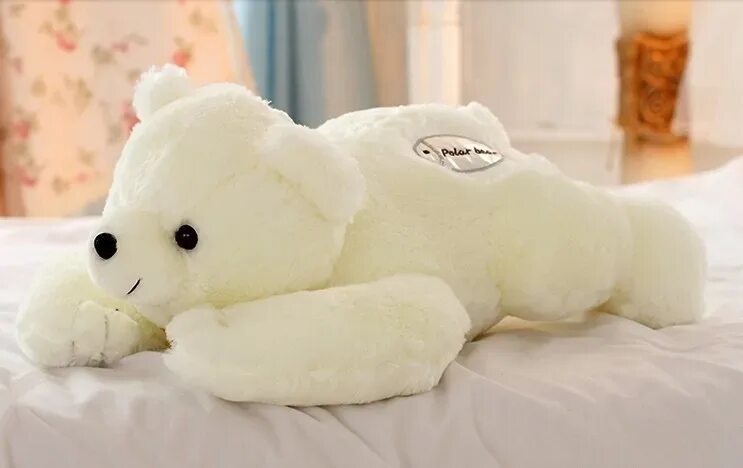 Включи белый мягкий. Белый медведь игрушка. Мягкая игрушка медведь лежачий. Мягкая игрушка белый медведь. Плюшевый мишка белый.
