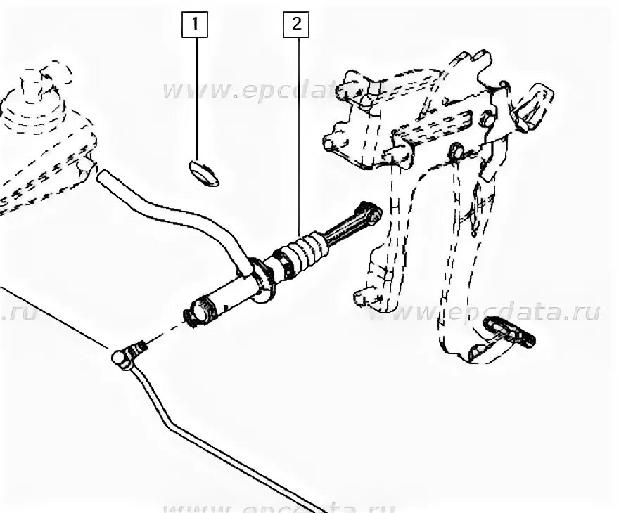 Привод сцепления рено дастер 1.6