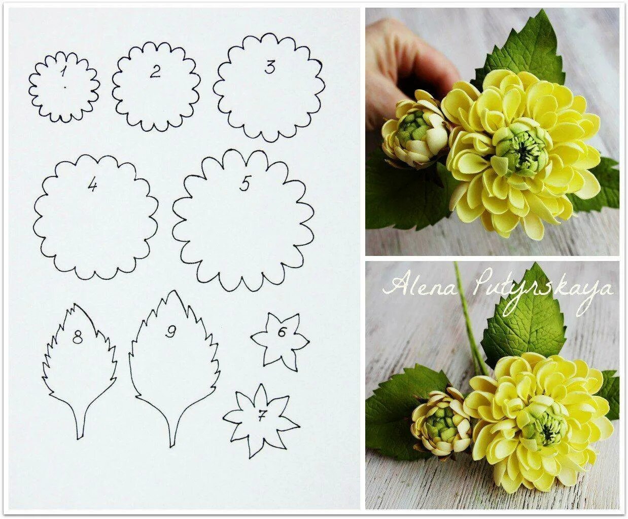 Цветы из гофробумаги. Красивое рукоделие. Мастер класс шаблон. Цветок шаблон. Трафарет матрёшки для аппликации.