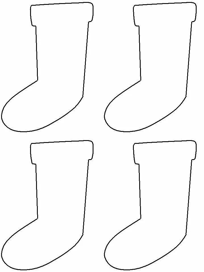 новогодний сапожок раскраска для детей. шаблон новогоднего носка. валенок трафарет. новогодние сапожки из бумаги шаблоны для вырезания. сапожок трафарет.