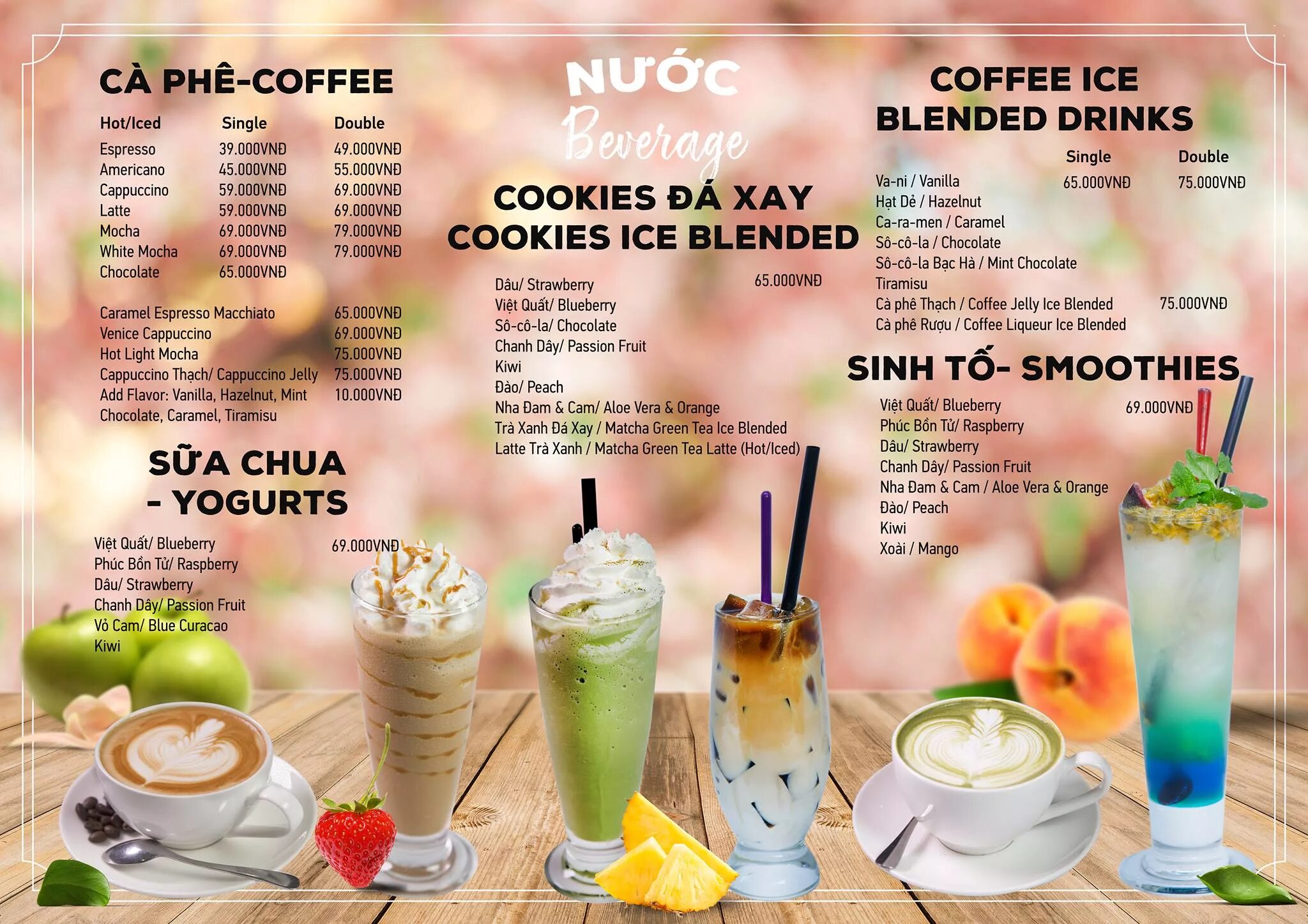 100 menu