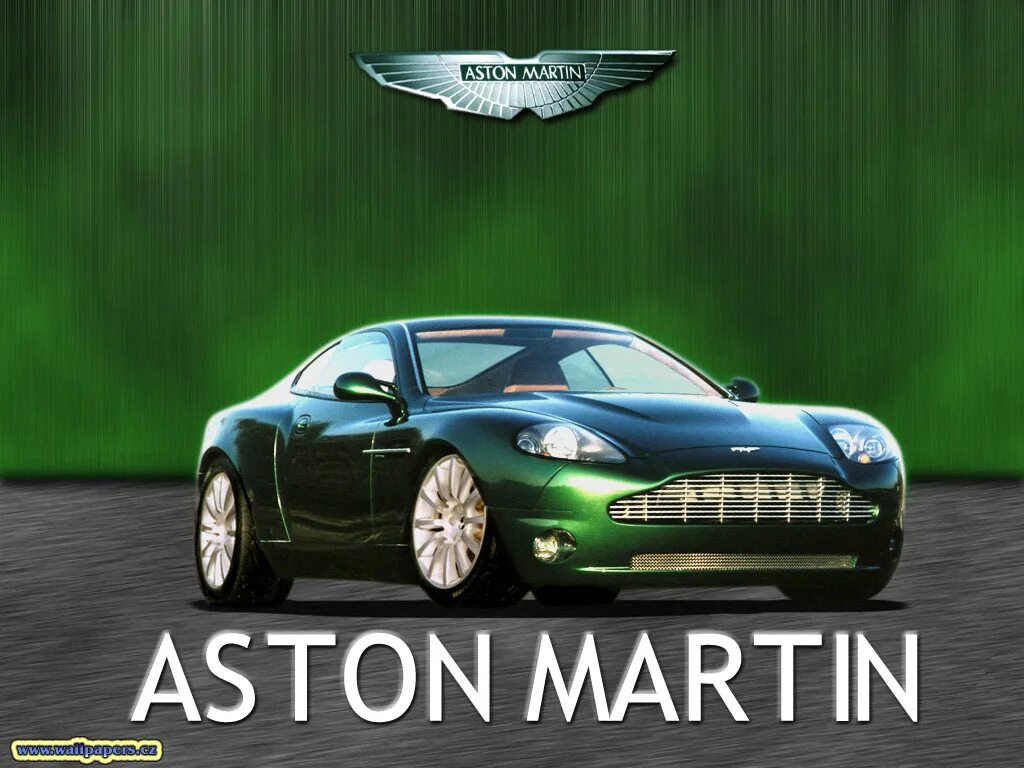 Car magazine. Aston Martin vi2 AML car Yellow.