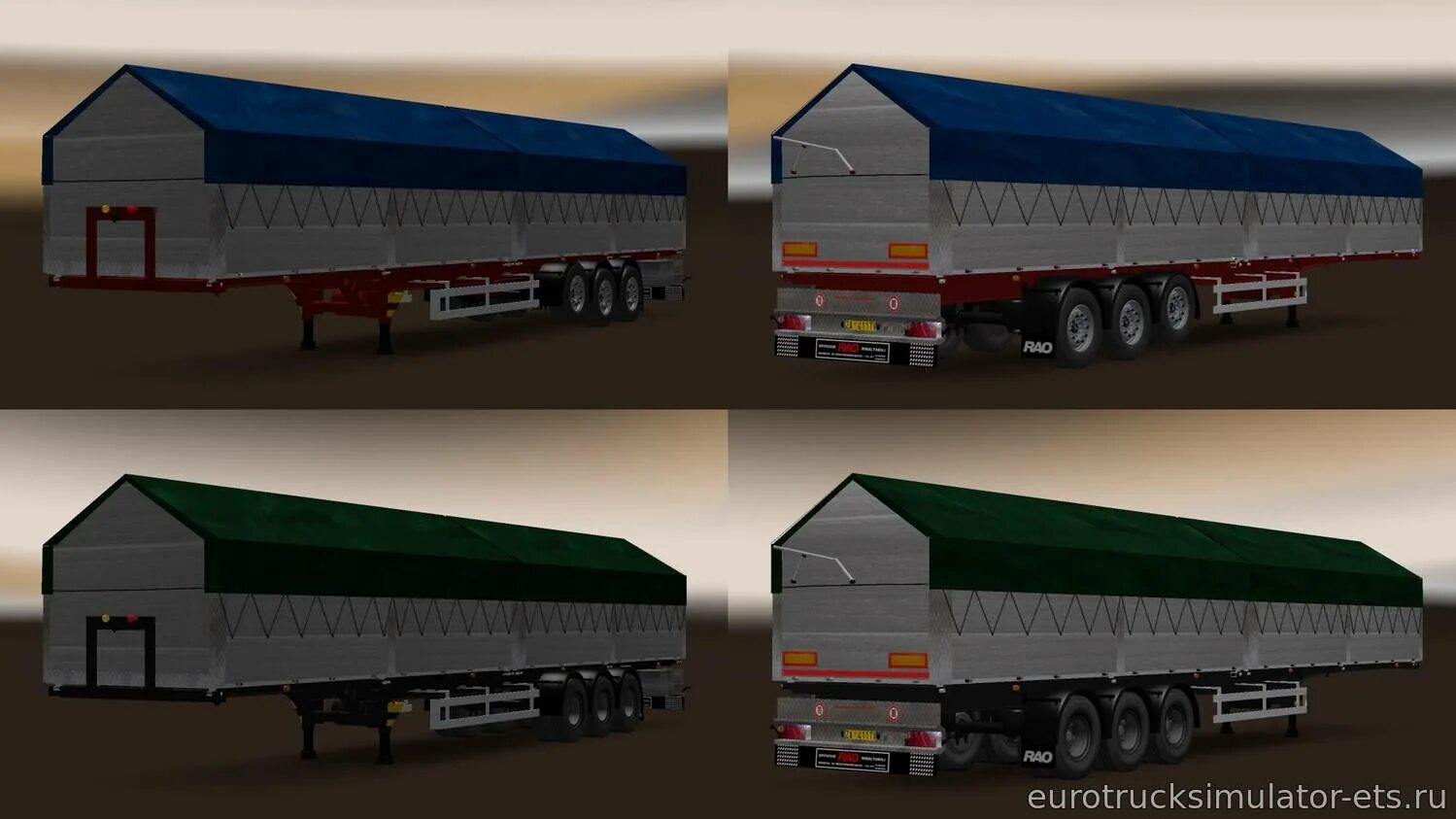 Мод прицепа 1. Прицепы етс 2 scs. Бортовой прицеп етс 2. 45. Евро трек 2 1.