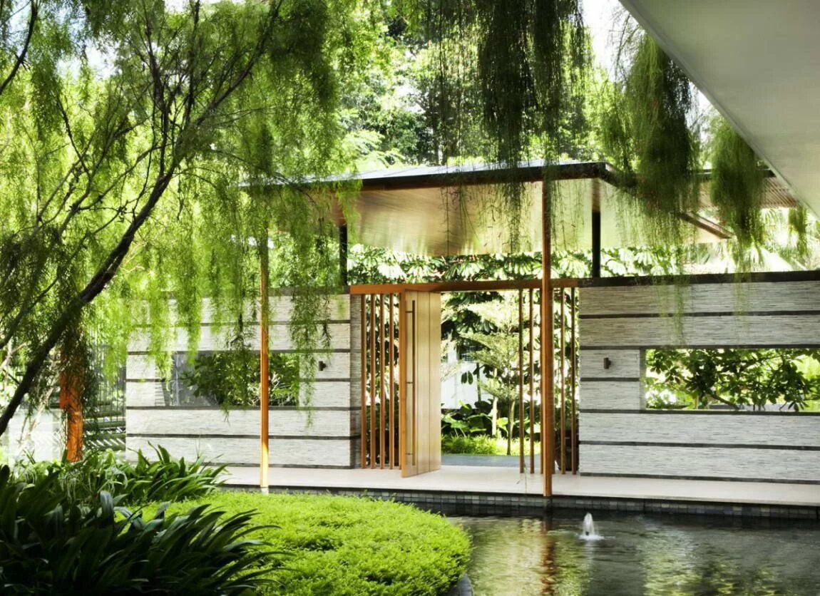 Сад дома как называется. Willow house guz architects. сад tree house сингапур. гарден хаус ландшафт. гарден вилла дубай.