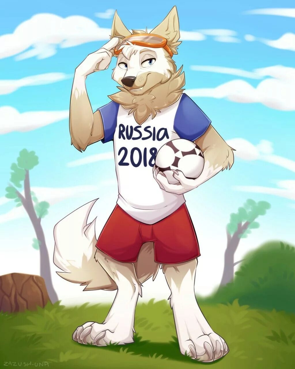 Zabivaka r18. Zabivaka r34. Собака Забивака 2018. Zabivaka furry.