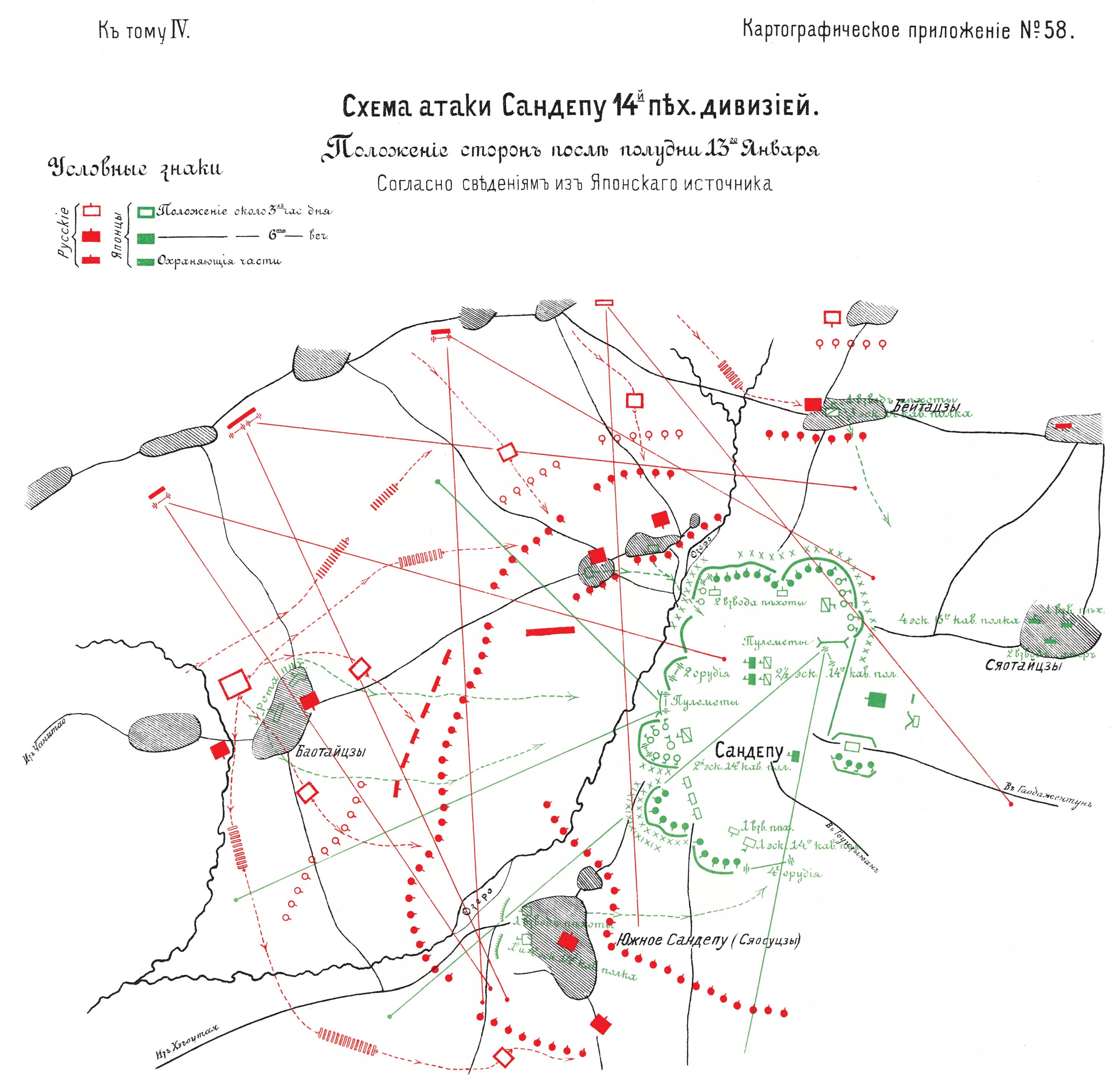 Река Шахэ русско японская. Сражение при Сандепу карта. Военная карта схема