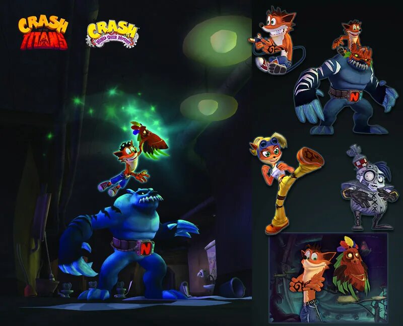 Crash of the titans ds. Крэш бандикут Титаны. Крэш бандикут битва титанов маски. Крэш бандикут 1996. Игры крэш бандикут Титан.