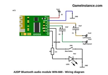 Bluetooth модуль схема