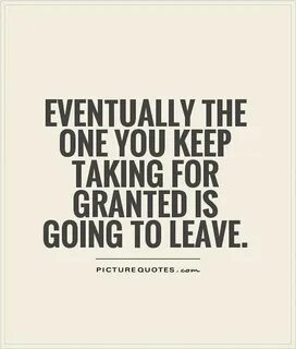Take for granted