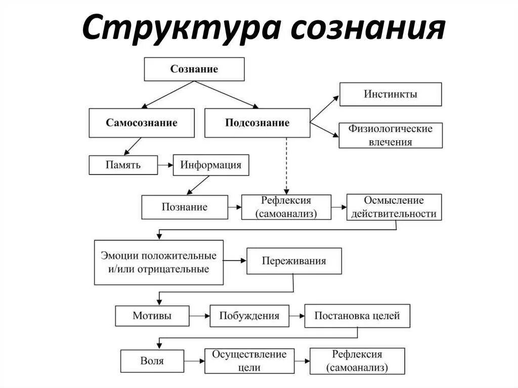 Структура сознания схема. Структура сознания в психологии схема. Психологическая структура сознания схема. Структурно-логическую схему «структура сознания»..