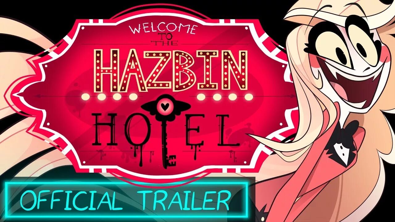 Отель хазбин постер. Hazbin Hotel. Отель ХАЗБИН лого. Отель ХАЗБИН трейлер.