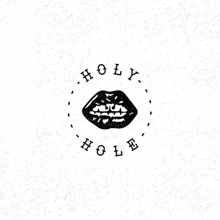 Holy hole. Holy hole. Holy hole. Holy hole. Логотип пирсинг студии.