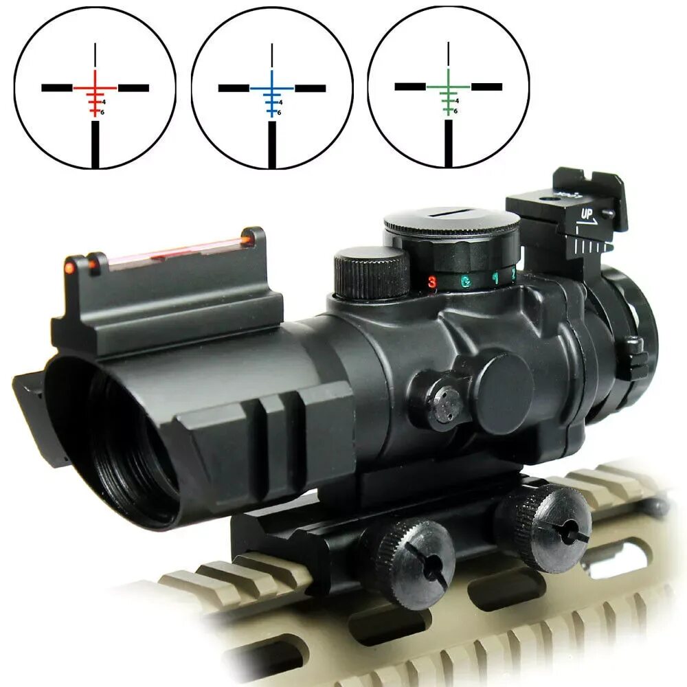 Прицел ACOG 4x32. Оптический прицел ACOG 4x32. Коллиматорный прицел ACOG 4x32. 4x32 ACOG Riflescope 20mm Dovetail Reflex Optics scope Tactical Sight. Ласточкин хвост оптические прицелы