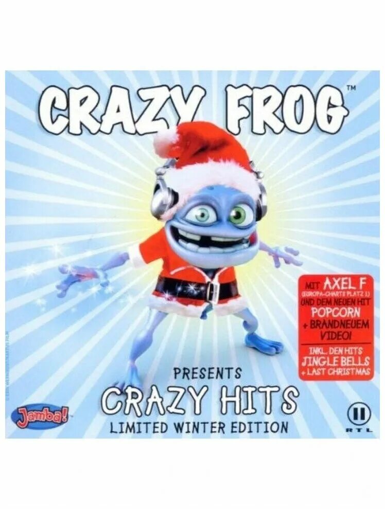 Crazy Frog Crazy Hits. Crazy Frog Crazy Winter Hits. Crazy Frog Crazy Christmas Edition. Альбом на диске Crazy Frog. Английская песня крейзи