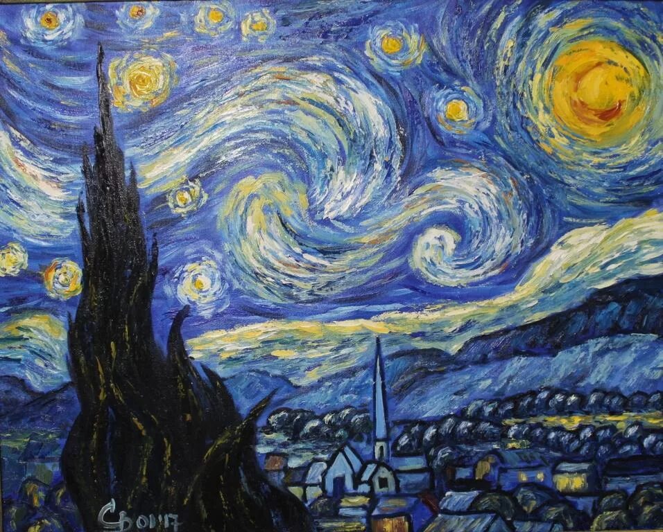 Картина ночь ван. Ван Гог Звездная Звездная ночь. Картина Ван Гога Звездная ночь. Ван Гог Звездная ночь масло. Винсент Ван Гог картины Звездная ночь оригинал.