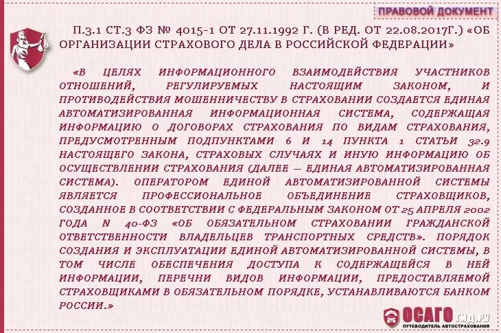 Закон об организации страховании в рф. ФЗ О страховом деле. ФЗ 4015. ФЗ 4015-1. Закон о страховании 1992 года.